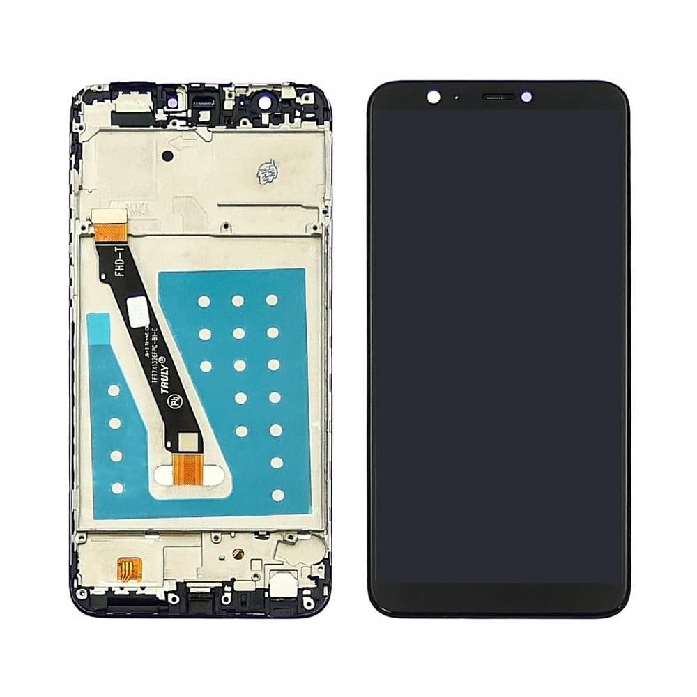 Дисплей Huawei Enjoy 7s, P Smart, FIG-L31, FIG-LX1, черный | с тачскрином | с передней панелью | Original (PRC) | дисплейный модуль, экран