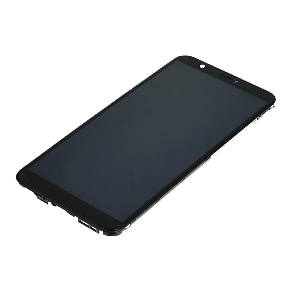 Дисплей Huawei Enjoy 7s, P Smart, FIG-L31, FIG-LX1, черный | с тачскрином | с передней панелью | Original (PRC) | дисплейный модуль, экран, монитор