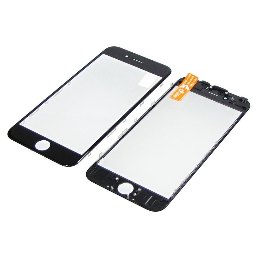Стекло дисплея Apple iPhone 6S, черное, с OCA-пленкой, High Copy | стекло тачскрина
