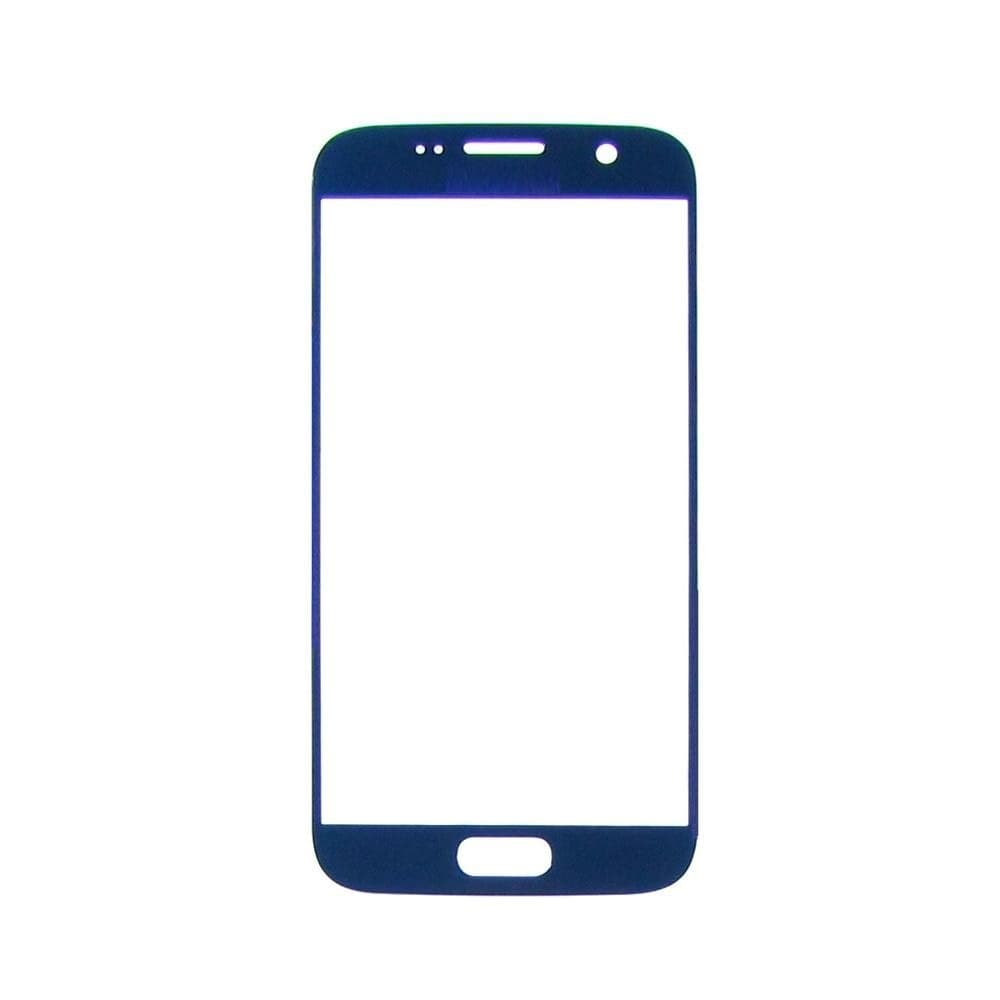 Стекло дисплея Samsung SM-G930 Galaxy S7, синее | стекло тачскрина