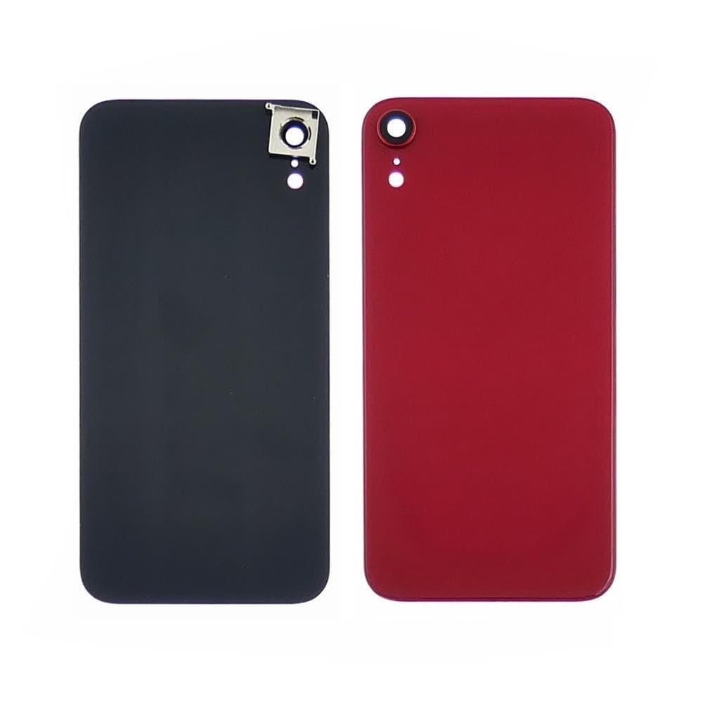Задняя крышка Apple iPhone XR, красная, со стеклом камеры, Original (PRC) | корпус, панель аккумулятора, АКБ, батареи