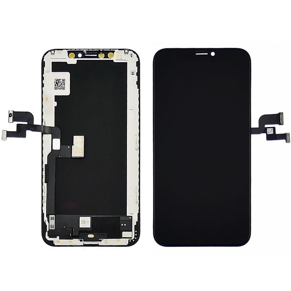 Дисплей Apple iPhone XS, черный | с тачскрином | GX-AMOLED, в фирменной коробке | дисплейный модуль, экран, монитор