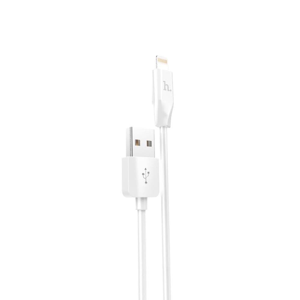 USB-кабель Hoco X1, Lightning, 2.1 А, 100 см, білий