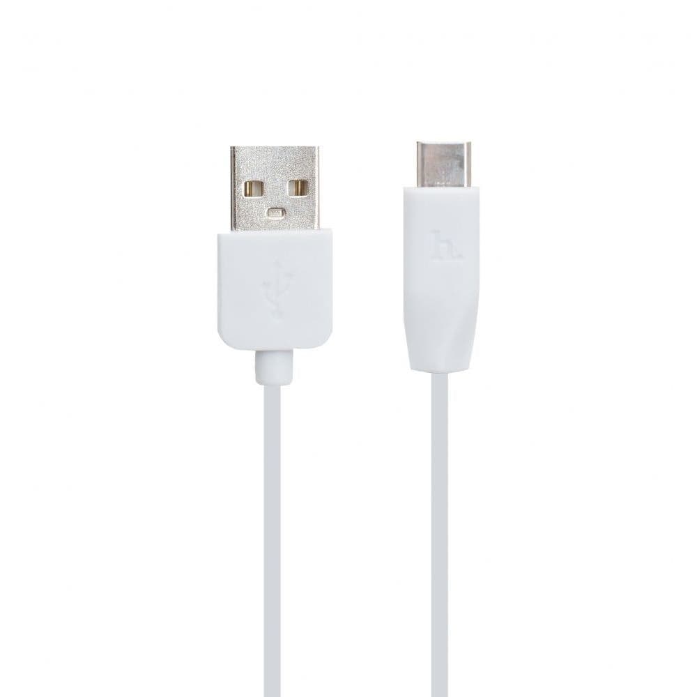 USB-кабель Hoco X1, Type-C, 2.1 А, 100 см, білий