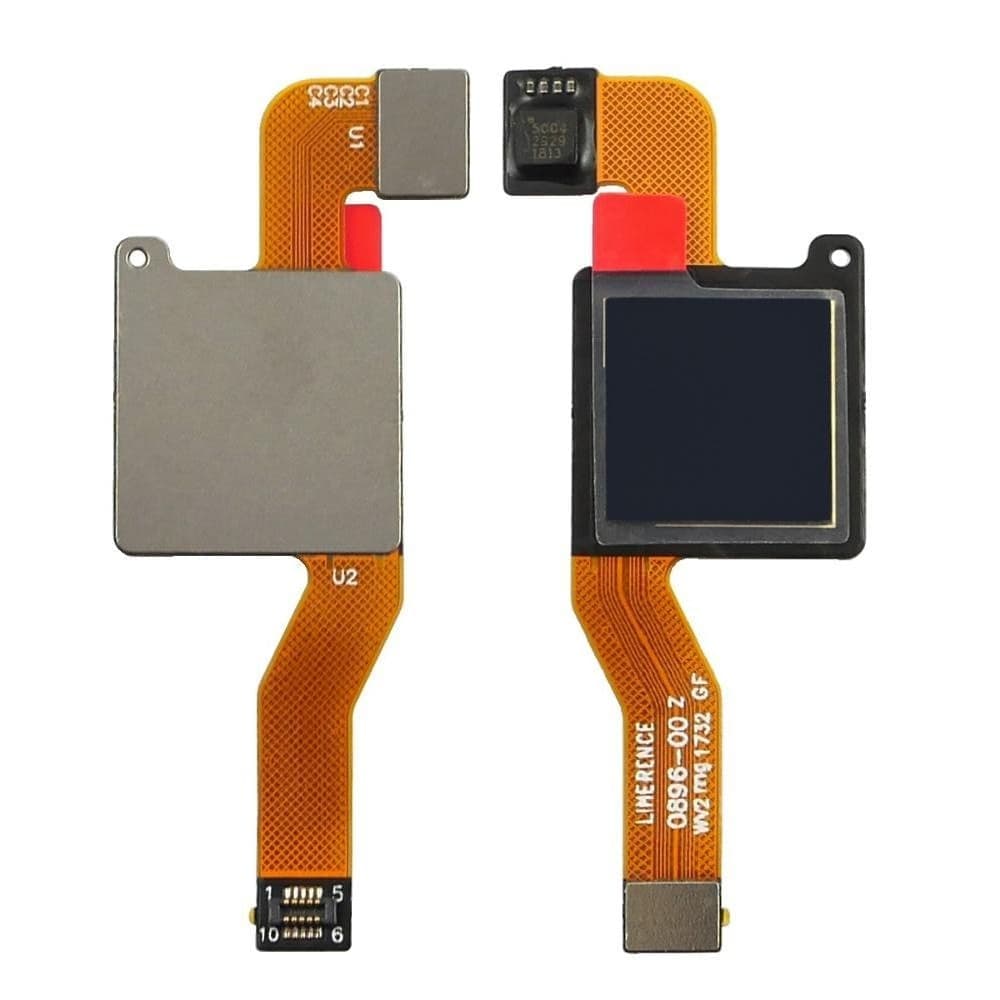 Шлейф Xiaomi Redmi Note 5, Redmi Note 5 Pro, M1803E7SG, для сканера отпечатка пальца (Touch ID), черный, Original (PRC)
