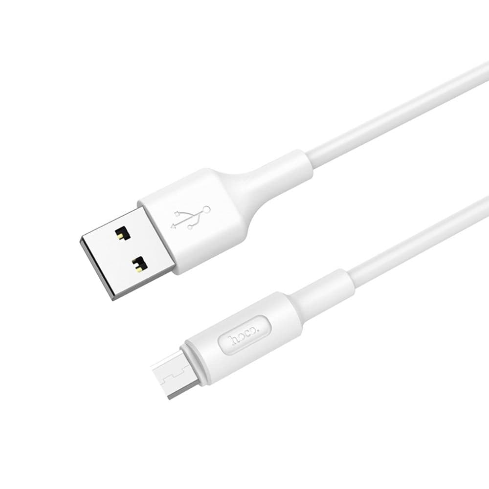 USB-кабель Hoco X25, Micro-USB, 2.0 А, 100 см, білий
