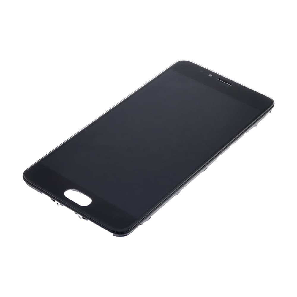 Дисплей Meizu M5s, M612H, черный | с тачскрином | с передней панелью | Original (PRC) | дисплейный модуль, экран