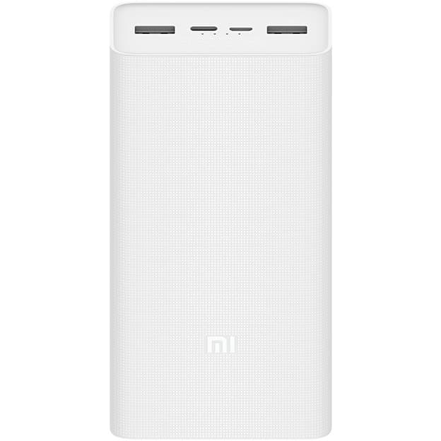 Power bank Xiaomi PB3018ZM, 30000 mAh, 24 Вт, білий
