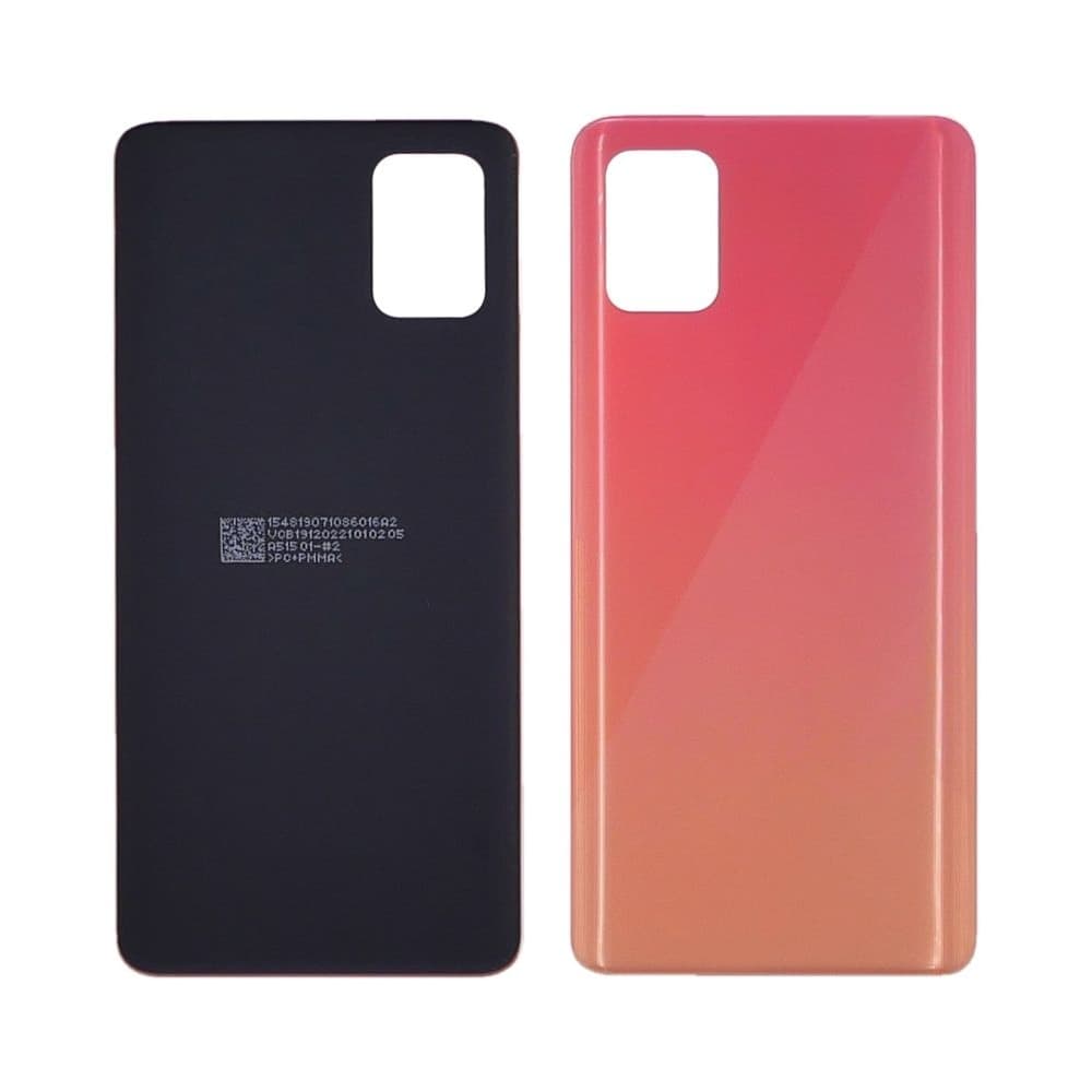 Задняя крышка Samsung SM-A515 Galaxy A51, розовая, Prism Crush Pink, Original (PRC) | корпус, панель аккумулятора, АКБ, батареи