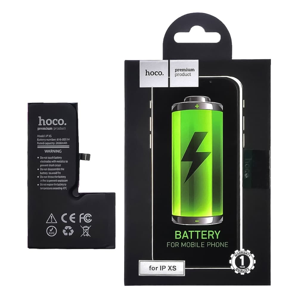 Аккумулятор Apple iPhone XS, Hoco | 3-12 мес. гарантии | АКБ, батарея