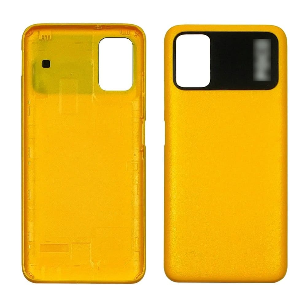 Задняя крышка Xiaomi Poco M3, M2010J19CG, желтая, Original (PRC) | корпус, панель аккумулятора, АКБ, батареи
