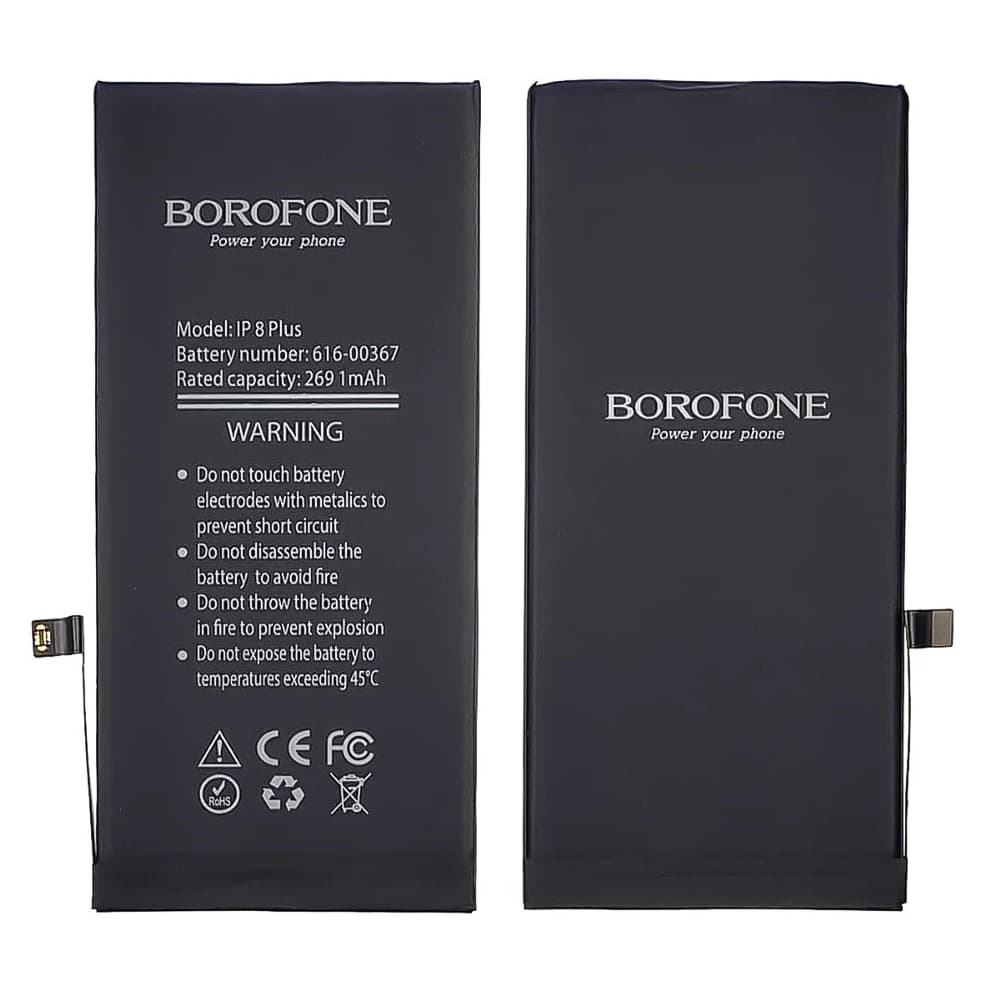 Акумулятор Apple iPhone 8 Plus, Borofone | 3-12 міс. гарантії | АКБ, батарея, аккумулятор