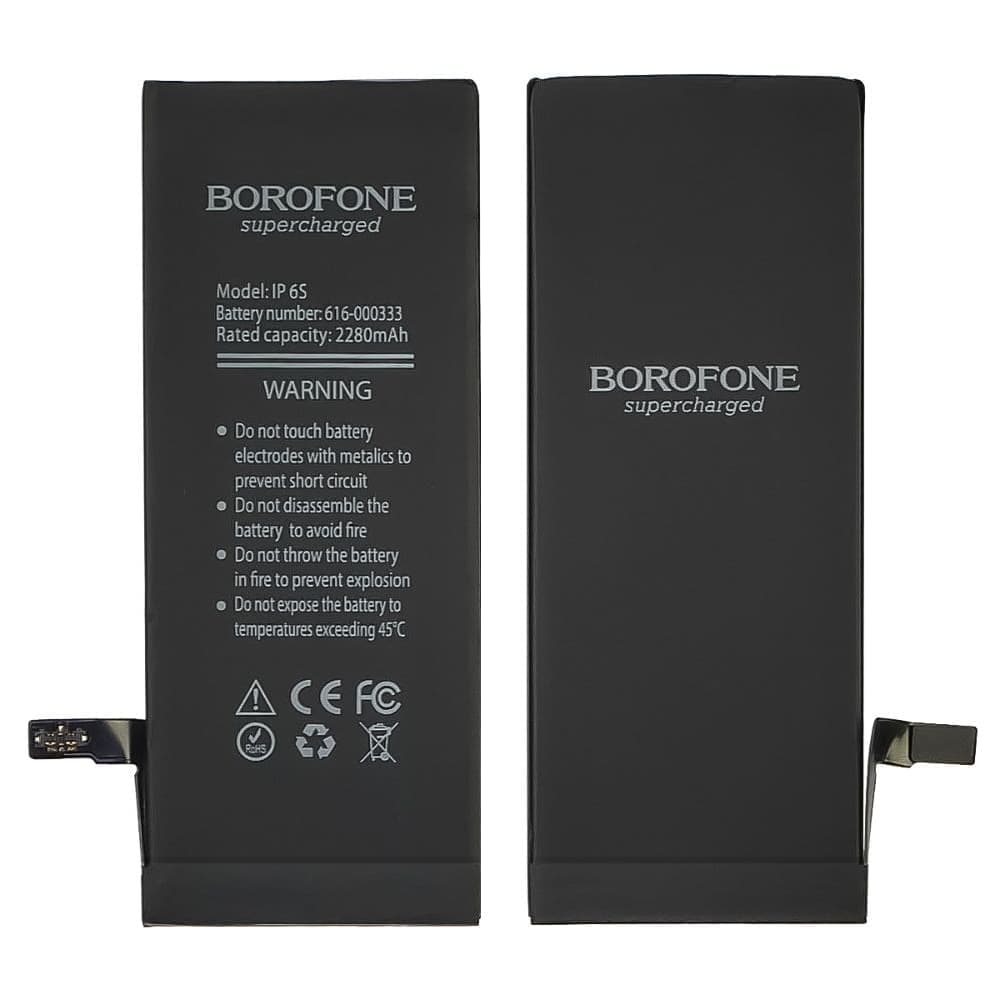 Акумулятор Apple iPhone 6S, Borofone, усиленный | 3-12 міс. гарантії | АКБ, батарея, аккумулятор