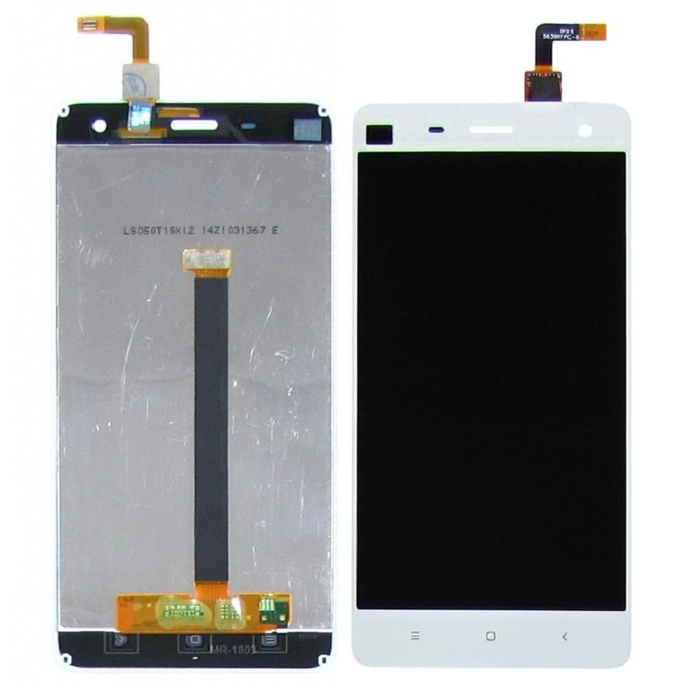 Дисплей Xiaomi Mi 4, 2014215, белый | с тачскрином | Original (PRC) | дисплейный модуль, экран, монитор