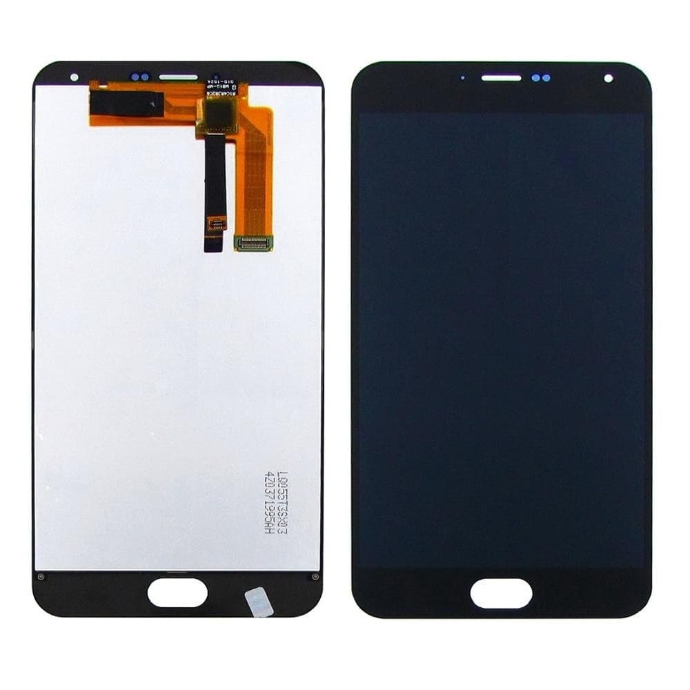 Дисплей Meizu M2 Note, черный | с тачскрином | Original (PRC) | дисплейный модуль, экран, монитор