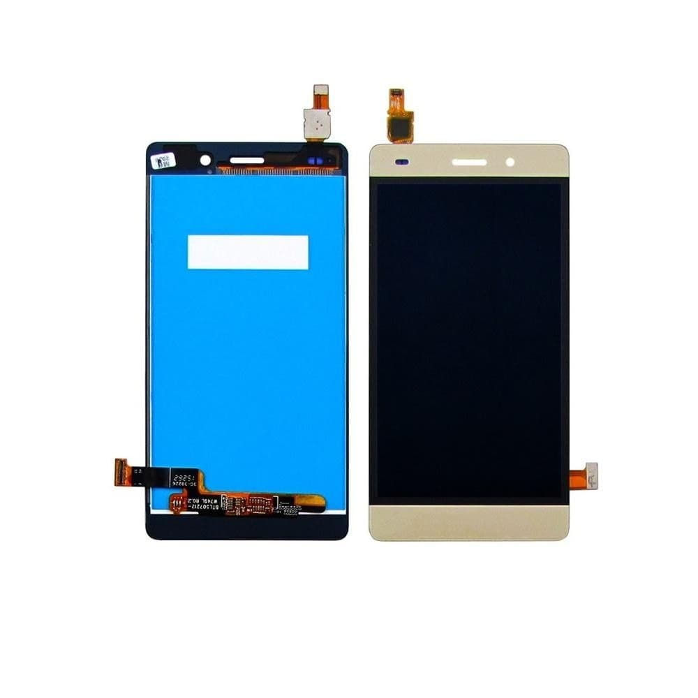 Дисплей Huawei P8 Lite, ALE-L21, золотистый | с тачскрином | Original (PRC) | дисплейный модуль, экран, монитор