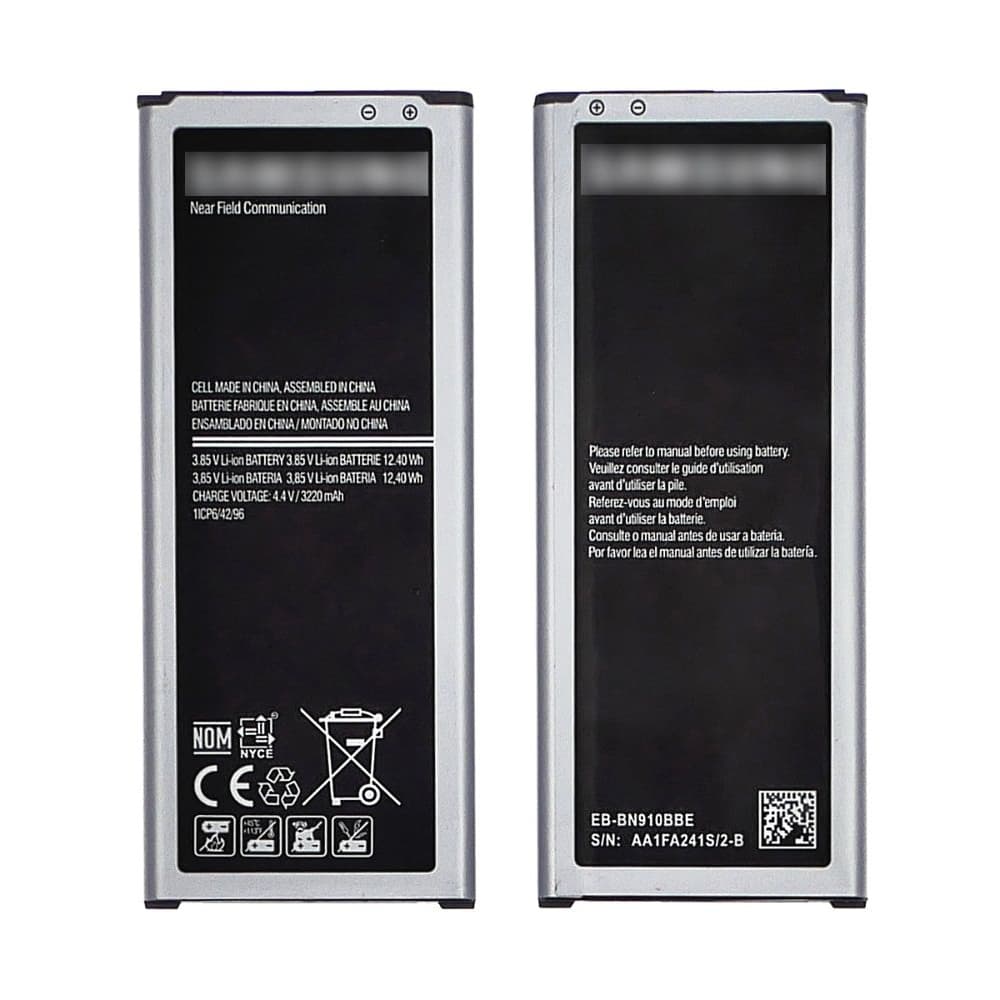 Акумулятор Samsung SM-N910 Galaxy Note 4, EB-BN910BB, EB-BN910BBE, High Copy | 1 міс. гарантії | АКБ, батарея, аккумулятор