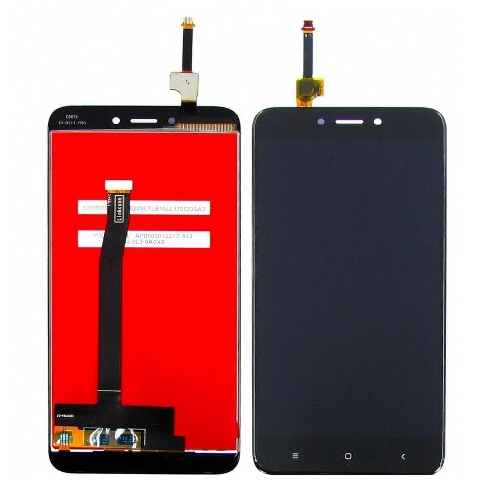 Дисплей Xiaomi Redmi 4X, черный | с тачскрином | Original (PRC) | дисплейный модуль, экран, монитор