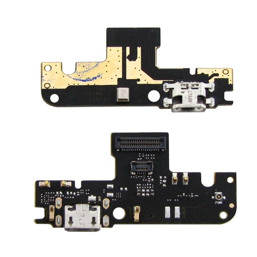 Плата зарядки Xiaomi Redmi Note 5A, шлейф коннектора зарядки, с микрофоном, High Copy
