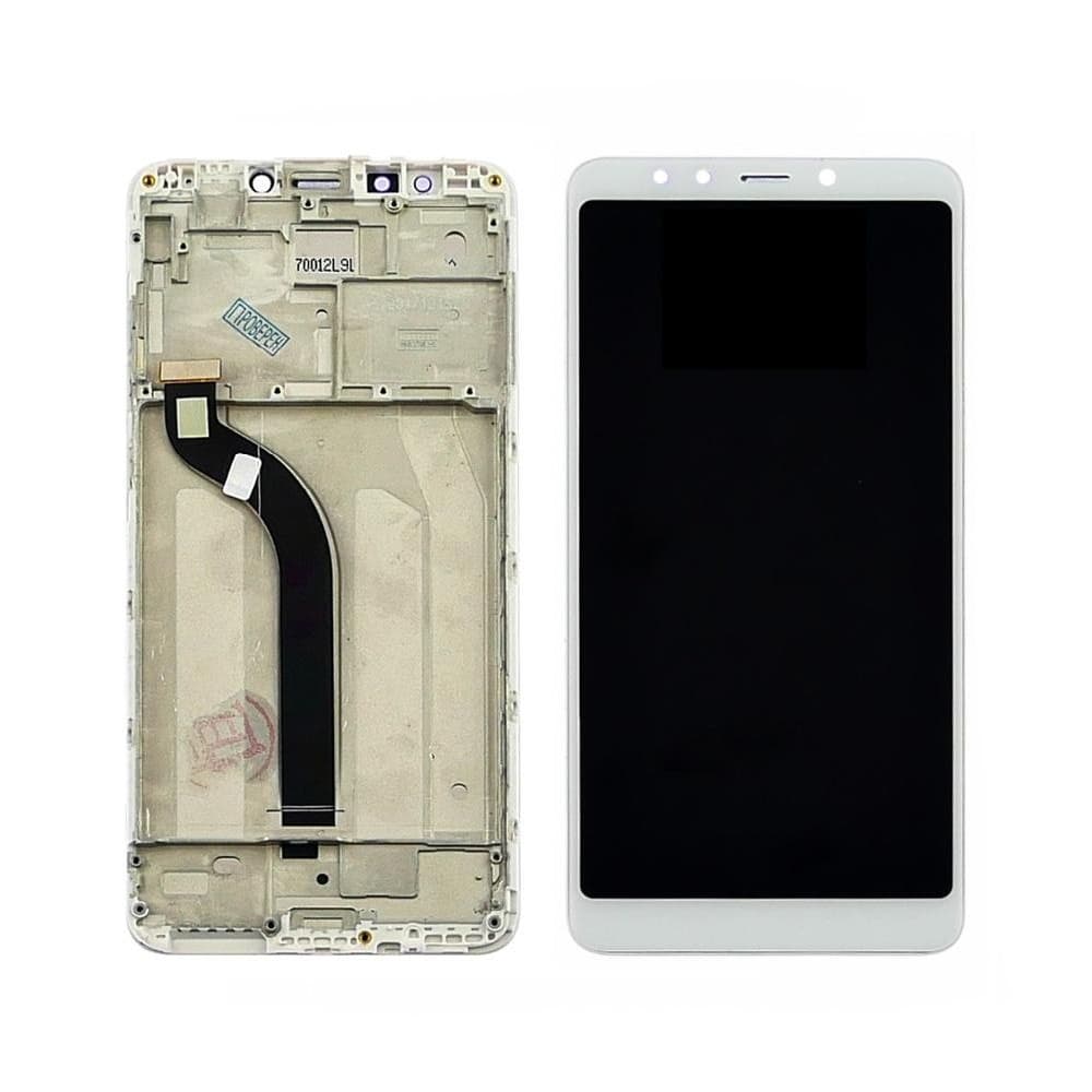 Дисплей Xiaomi Redmi 5, MDG1, MDI1, MDE1, белый | с тачскрином | с передней панелью | Original (PRC) | дисплейный модуль, экран