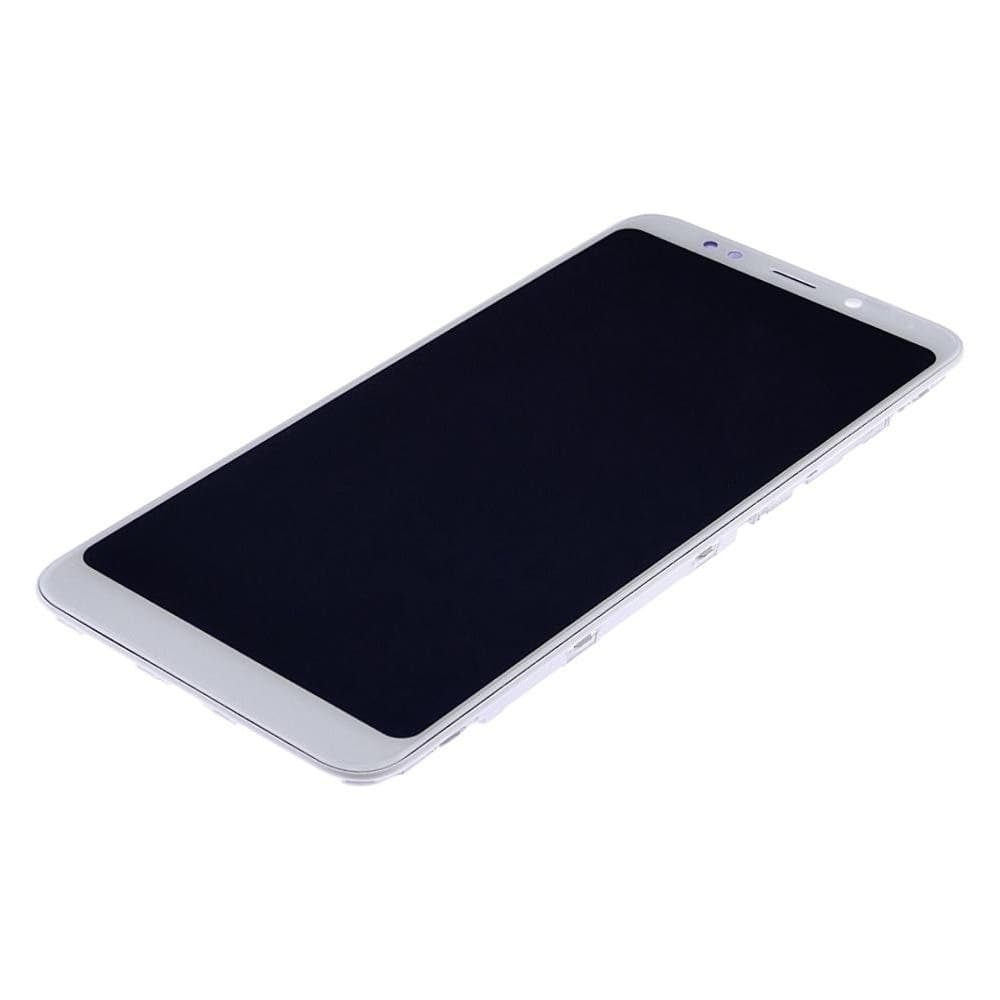 Дисплей Xiaomi Redmi 5 Plus, MEG7, белый | с тачскрином | с передней панелью | Original (PRC) | дисплейный модуль, экран