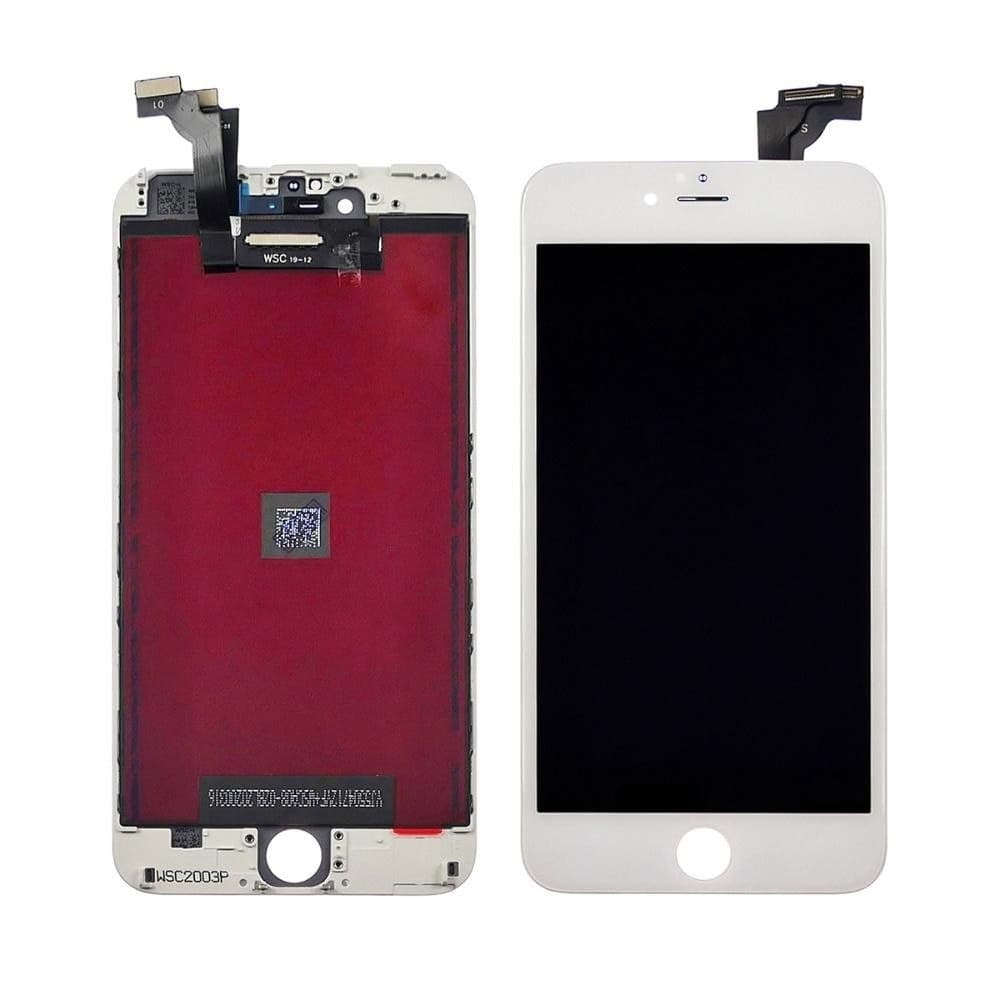Дисплей Apple iPhone 6 Plus, белый | с тачскрином | High Copy | дисплейный модуль, экран, монитор