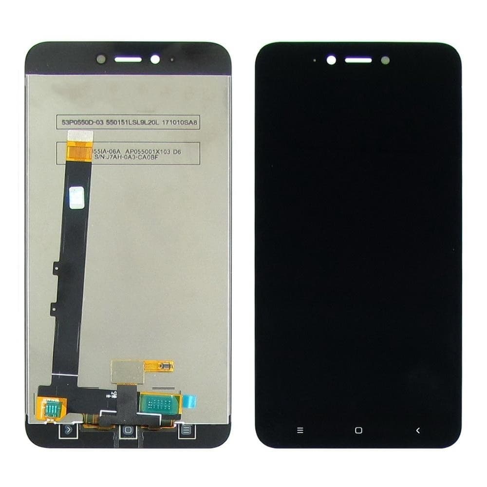 Дисплей Xiaomi Redmi Note 5A, Redmi Y1 Lite, черный | с тачскрином | Original (PRC) | дисплейный модуль, экран, монитор
