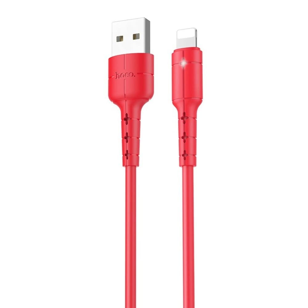 USB-кабель Hoco X30, Lightning, 120 см, 2.0 А, красный