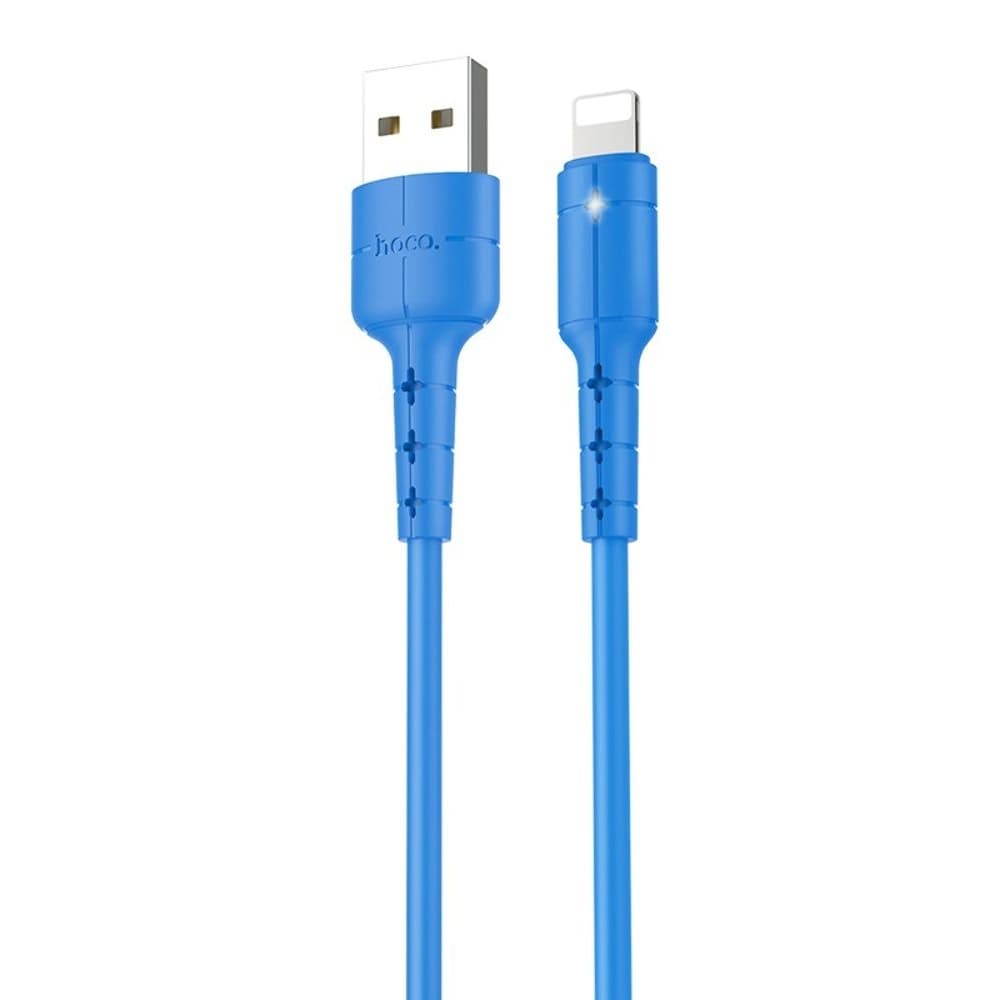 USB-кабель Hoco X30, Lightning, 120 см, 2.0 А, синий