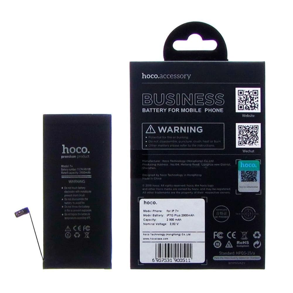 Аккумулятор Apple iPhone 7 Plus, Hoco | 3-12 мес. гарантии | АКБ, батарея