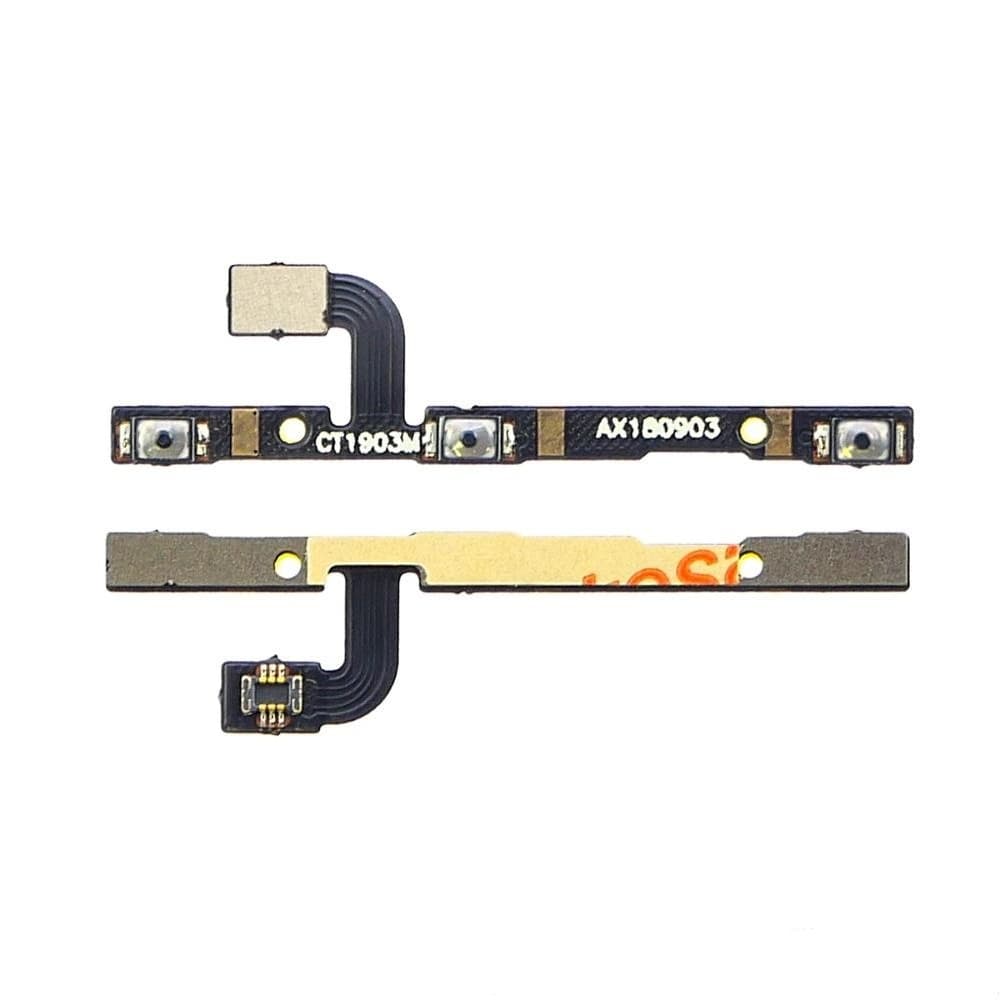 Шлейф Xiaomi Pocophone F1, M1805E10A, кнопки включения, кнопок звука (регуляции громкости), боковых клавиш, Original (PRC)