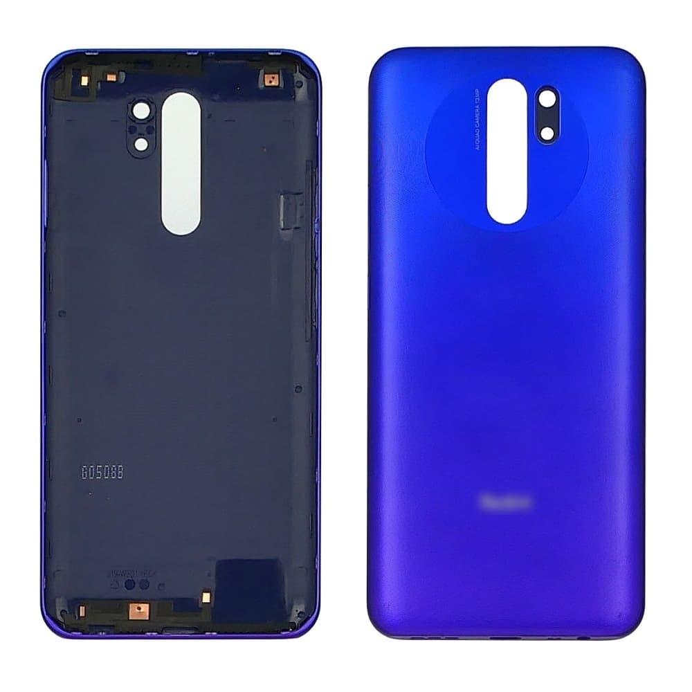 Задняя крышка Xiaomi Redmi 9, Poco M2, M2004J19G, M2004J19C, синяя, Original (PRC) | корпус, панель аккумулятора, АКБ, батареи