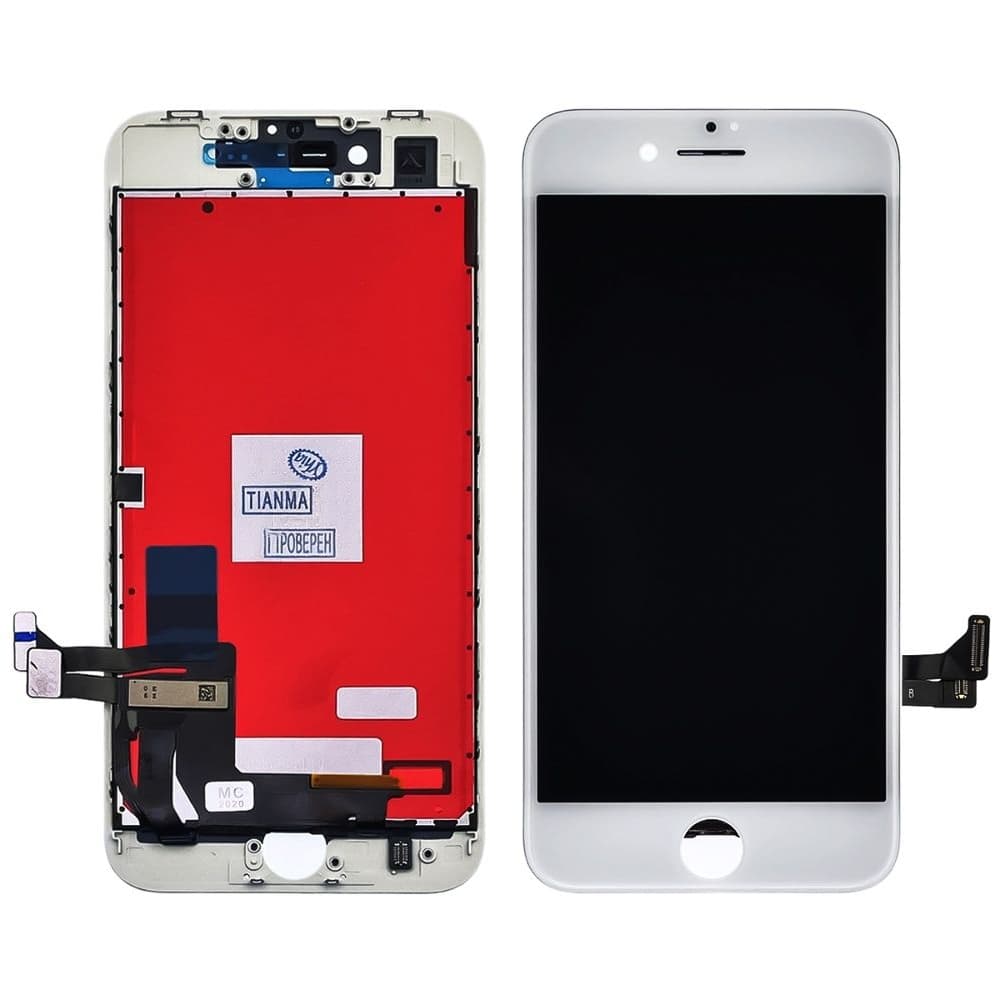 Дисплей Apple iPhone 8, iPhone SE 2020, iPhone SE 2022, белый | с тачскрином | Copy, Tianma | дисплейный модуль, экран, монитор