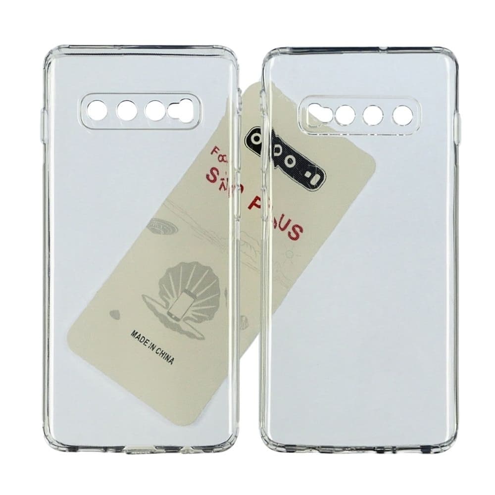 Чехол Samsung SM-G975 S10 Plus, силиконовый, KST, прозрачный