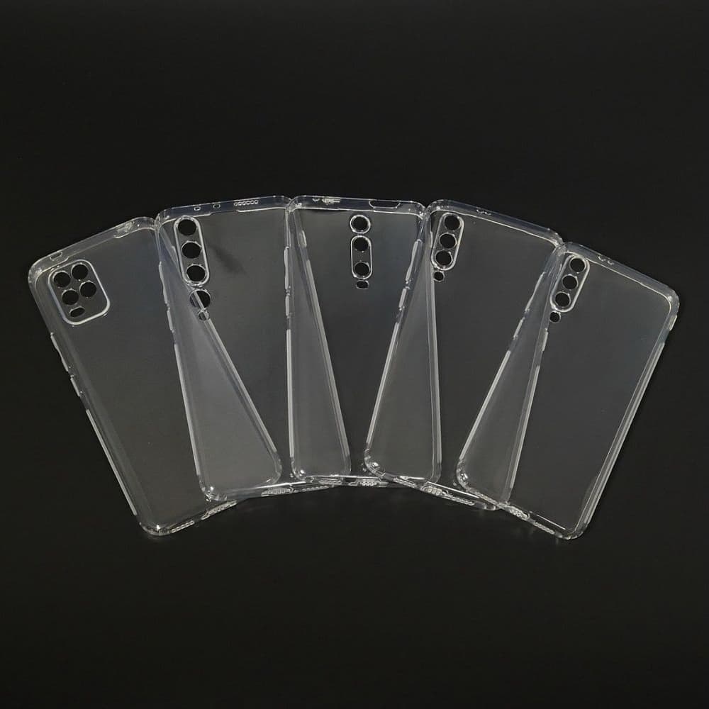 Чехол Xiaomi Mi 10 Lite, M2002J9G, M2002J9S, XIG01, силиконовый, KST, прозрачный