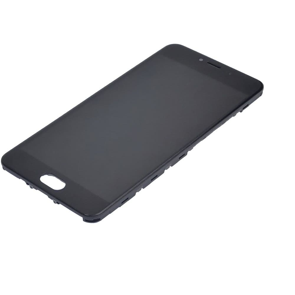 Дисплей Meizu M3, M3 Mini, M688Q, черный | с тачскрином | с передней панелью | Original (PRC) | дисплейный модуль, экран