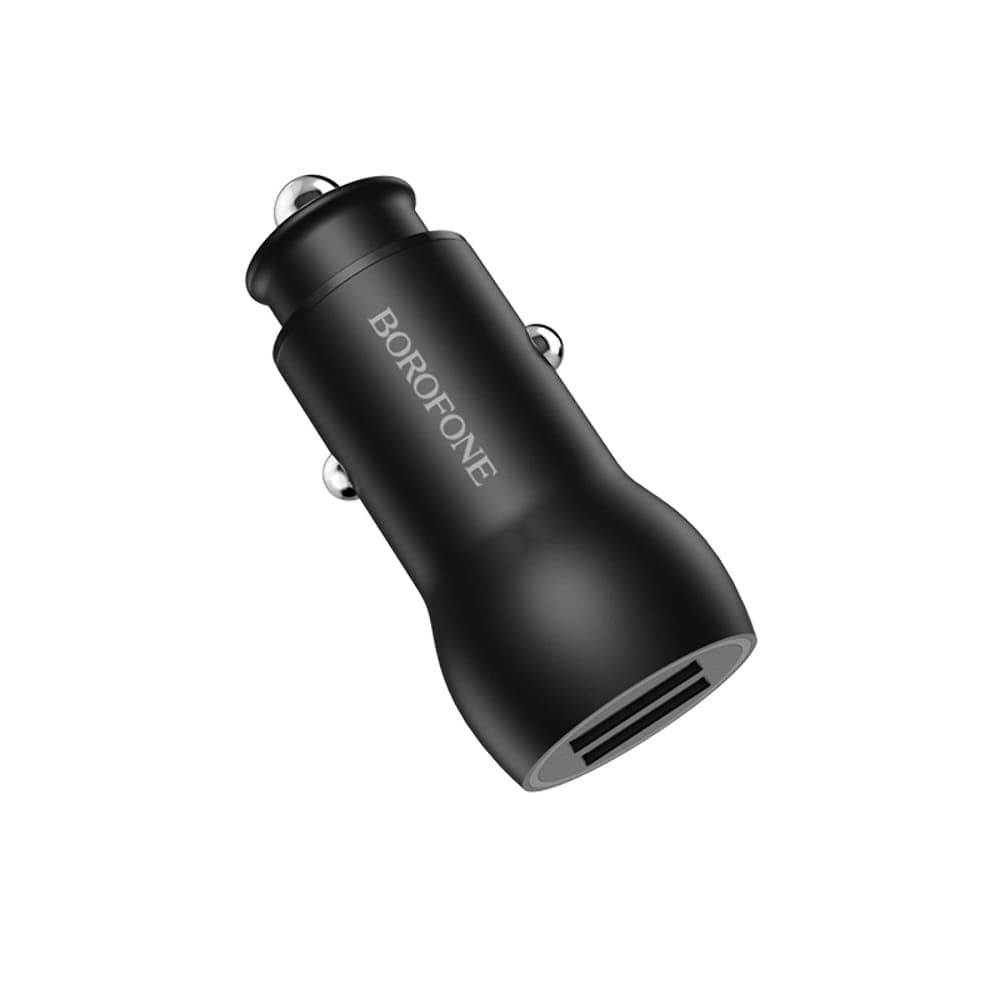 Автомобильний зарядний пристрій Borofone BZ9, 2 USB, 3.1 А, черное | зарядка, зарядное устройство