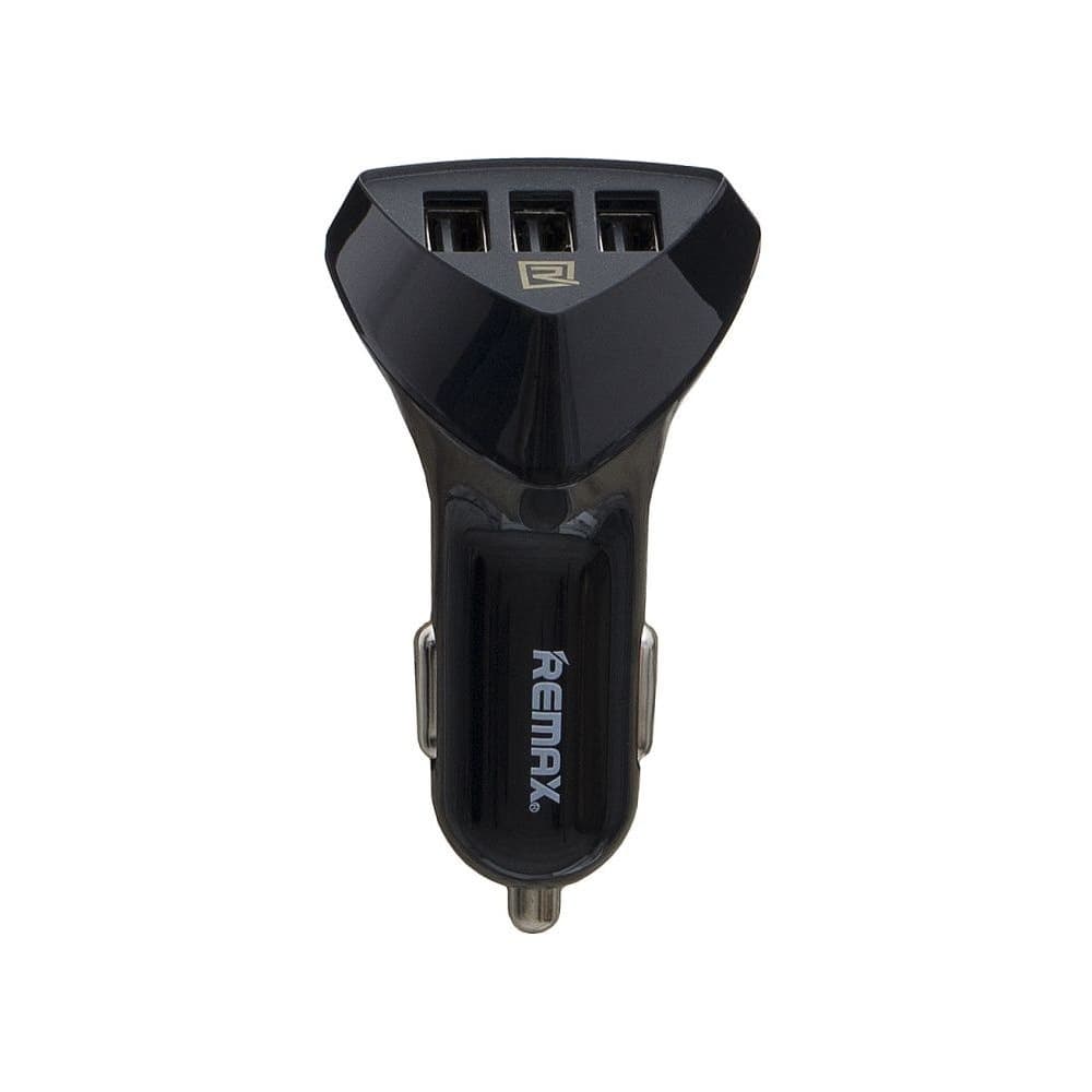Автомобильний зарядний пристрій Remax RC-C304, 3 USB, 4.2A, черное | зарядка, зарядное устройство