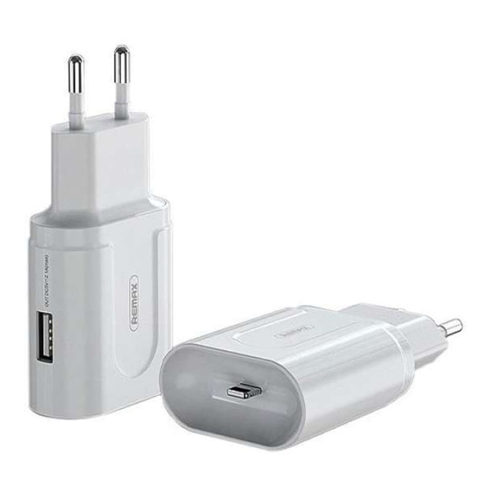 Сетевое зарядное устройство Remax RP-U32, 1 USB, 1 порт AirPods, белое