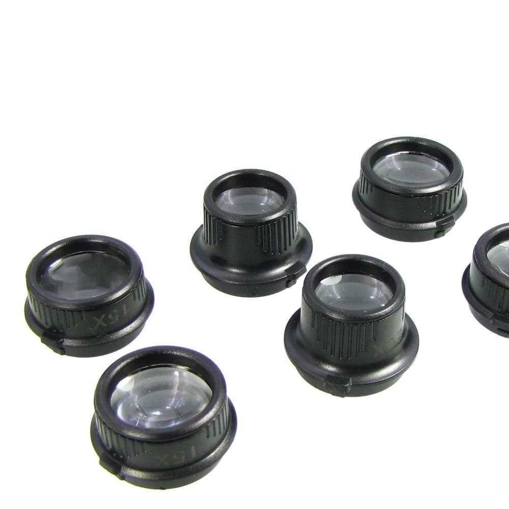 Бинокуляры NO.9892GJ с LED подсветкой (4 пары линз d=20mm, 10х/15х/20х/25х)