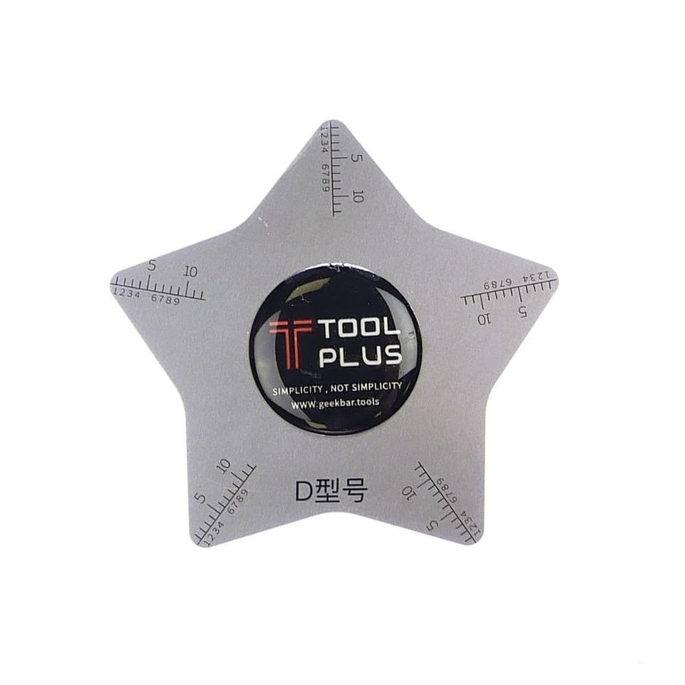 Лопатка Tool Plus, 0.1 мм, звезда пятиугольная, для разборки, снятия клеенных задних панелей и дисплеев