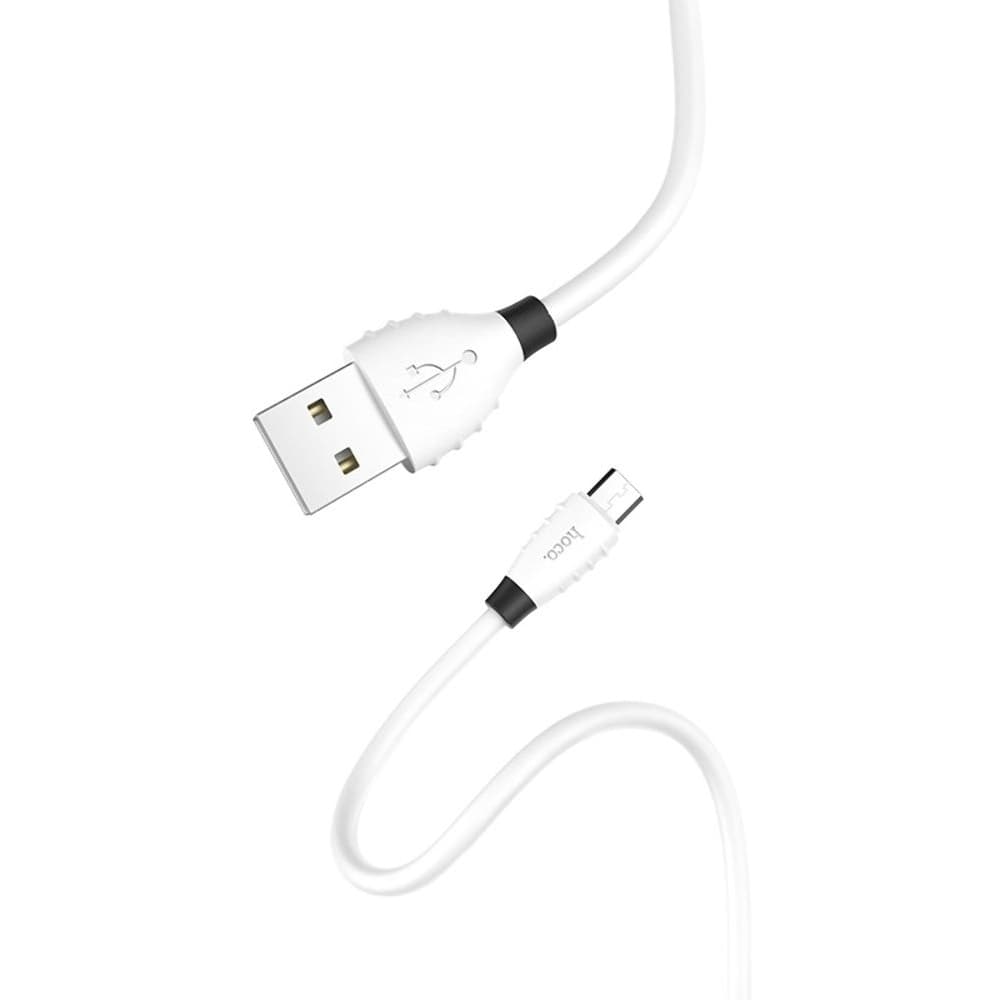 USB-кабель Hoco X27, Micro-USB, 120 см, білий