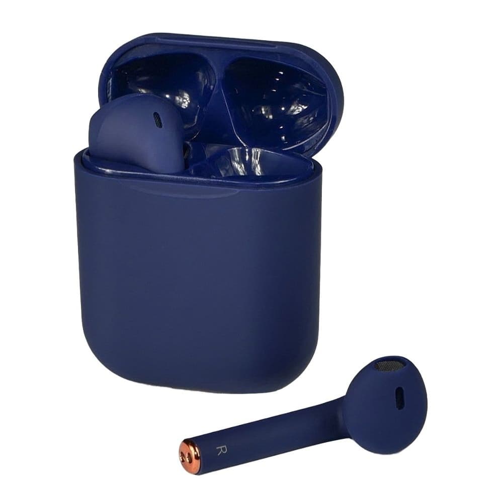 Бездротові навушники V11 TWS, синие | беспроводные наушники