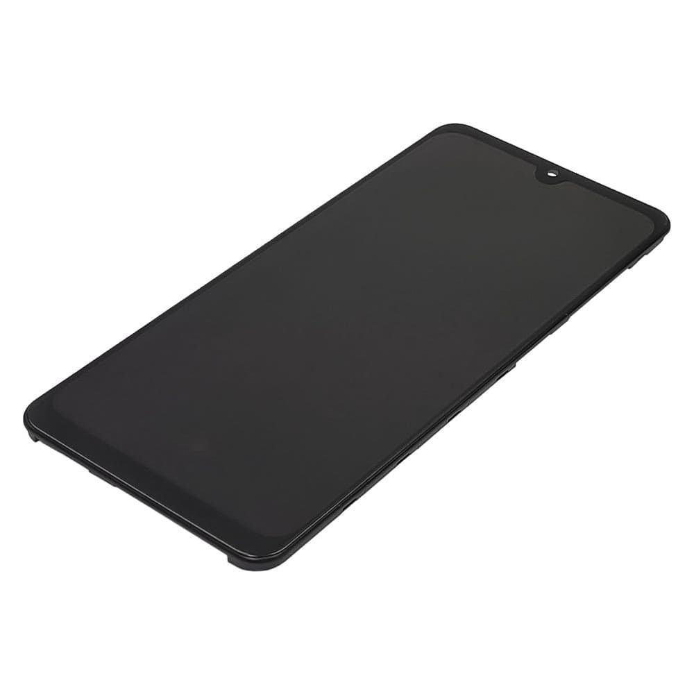 Дисплей Samsung SM-A315 Galaxy A31, черный | с тачскрином | c передней панелью | High Copy, OLED, с широким ободком | дисплейный модуль, экран