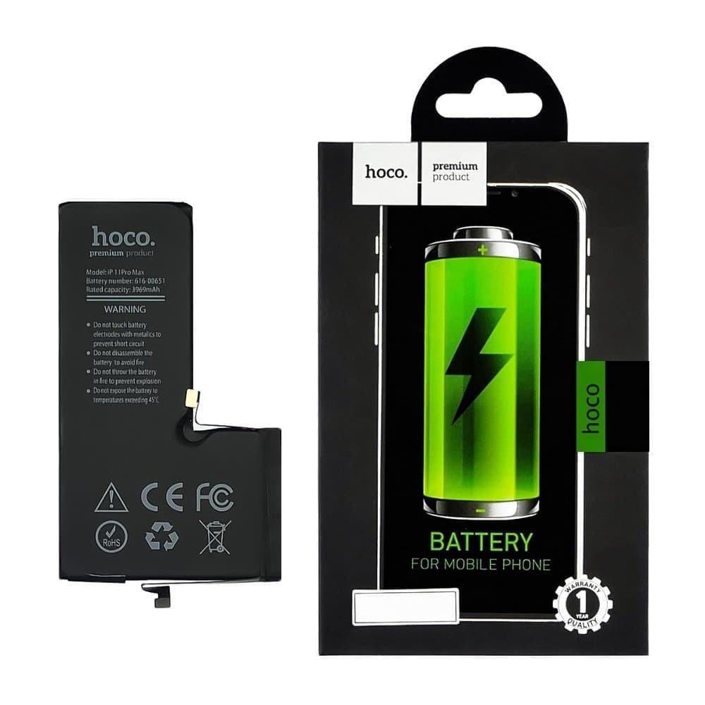 Аккумулятор Apple iPhone 11 Pro Max, HOCO | 3-12 мес. гарантии | АКБ, батарея