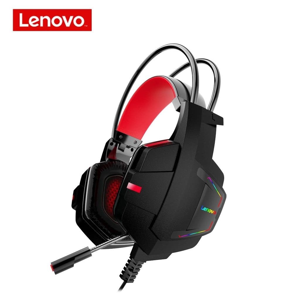 Наушники накладные игровые Lenovo HU85, черные