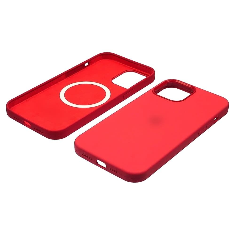 Чехол Apple iPhone 12 Pro Max, силиконовый, Full Silicone MagSafe, розовый