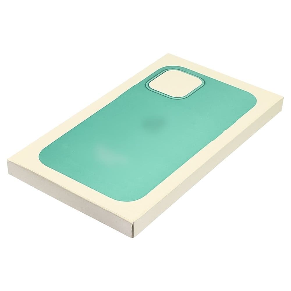 Чехол Apple iPhone 12 Pro Max, силиконовый, Full Silicone MagSafe, бирюзовый