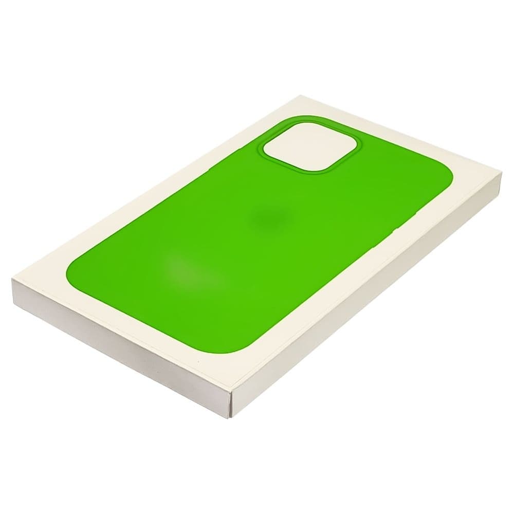 Чехол Apple iPhone 12 Pro Max, силиконовый, Full Silicone MagSafe, салатовый