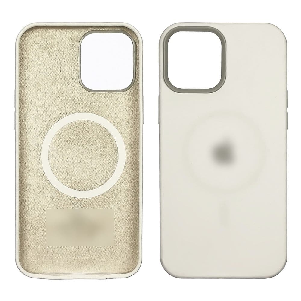 Чехол Apple iPhone 12, iPhone 12 Pro, силиконовый, Full Silicone MagSafe, білий